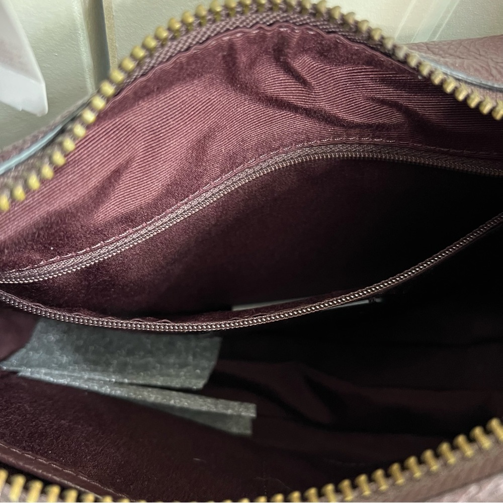 Coach Exotic Trim East West Harley Hobo in Oxblood - Picture 14 of 14